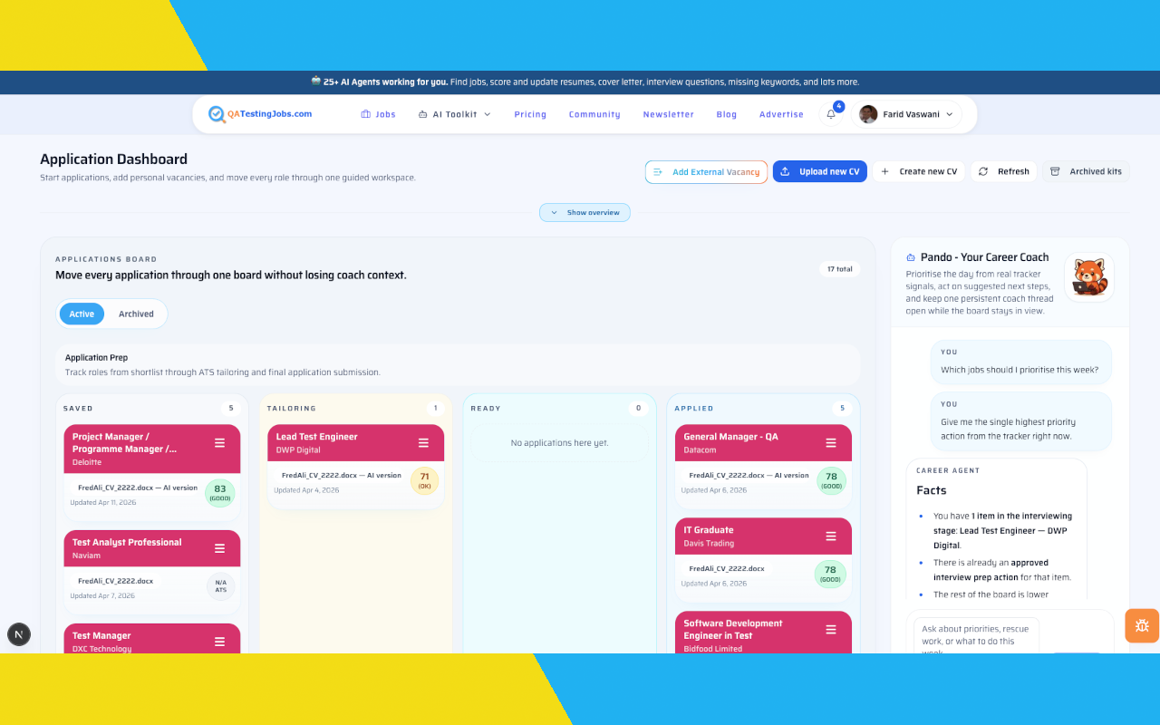 QATJ - Job Scanner save-to-Applications flow